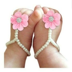 Baby beaded foot wear